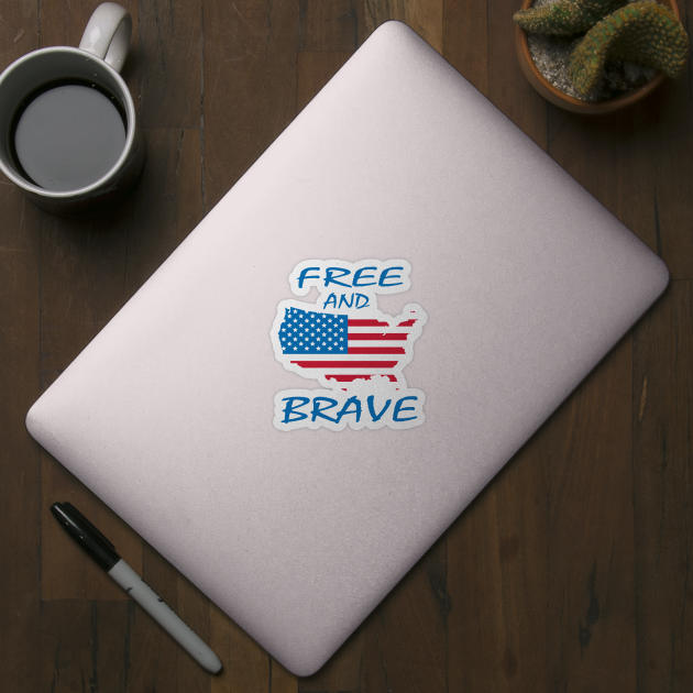 Free and Brave, 4th July Celebration by JevLavigne